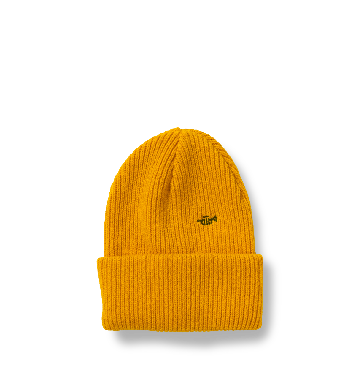 yellow wool beanie from trumpet